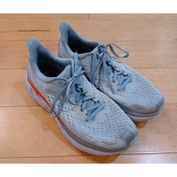 Hoka One One Shoes - Hoka One One Clifton 8 Women's Size 11 B 1119394 BFPA Sneakers Blue Fog